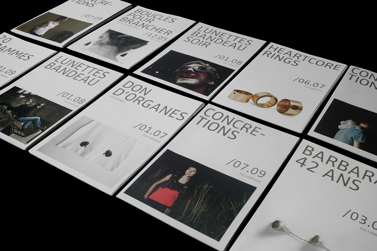 Graphisme Geneve graphic design graphique direction pia farrugia design bijou contemporain contemporary jewelry lookbook portfolio